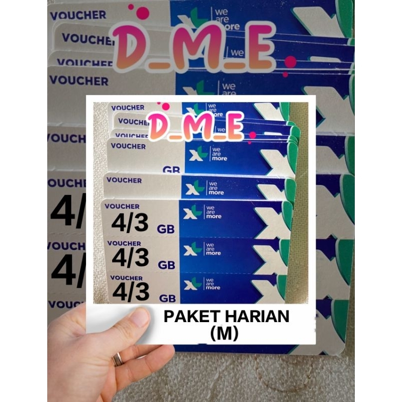 VOUCHER XL 4GB 3 HARI (M)