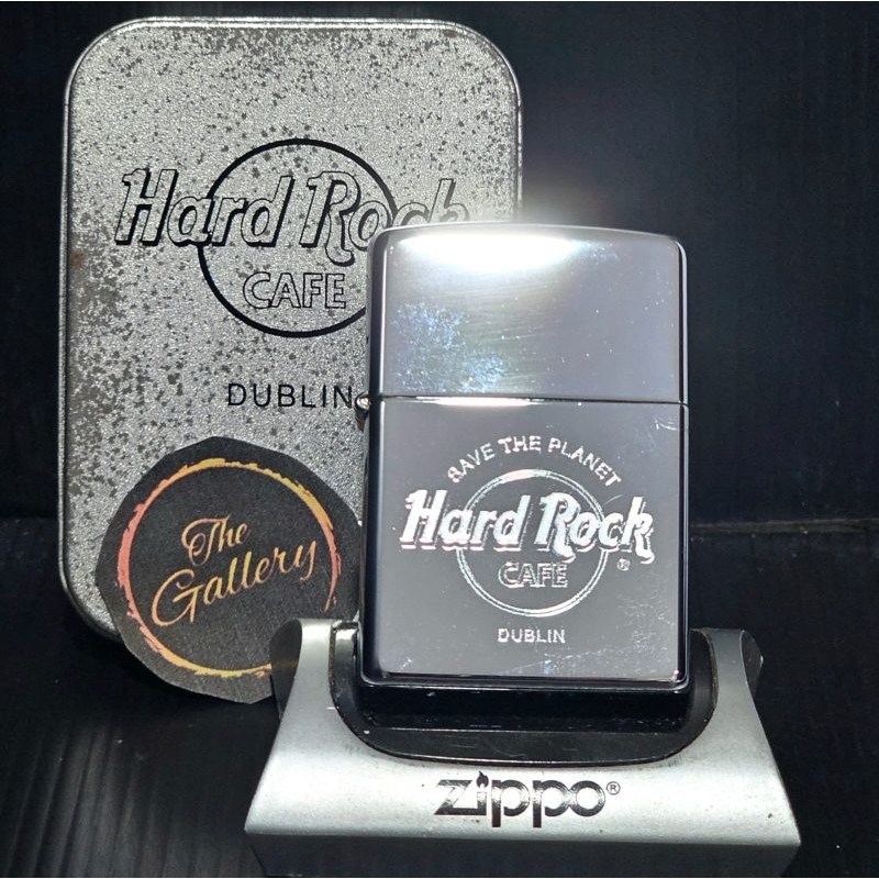 ⭐️⭐️⭐️⭐️⭐️ ORIGINAL ZIPPO OFFICIAL HARD ROCK CAFE DUBLIN TAHUN 2004