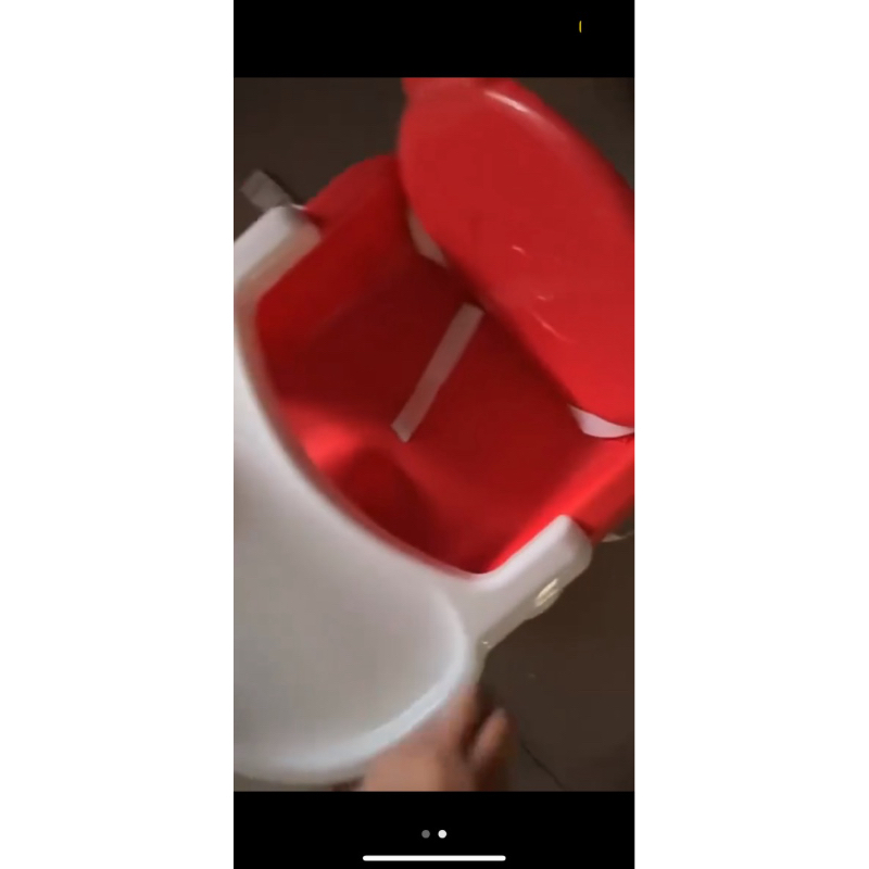 PRELOVED - Sugar Baby Booster Seat /Kursi makan bayi - Red