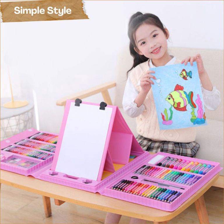 

Obral Belanja Crayon Anak Pengasah 28pcs Set Alat Menggambar Melukis AnakAnak Krayon