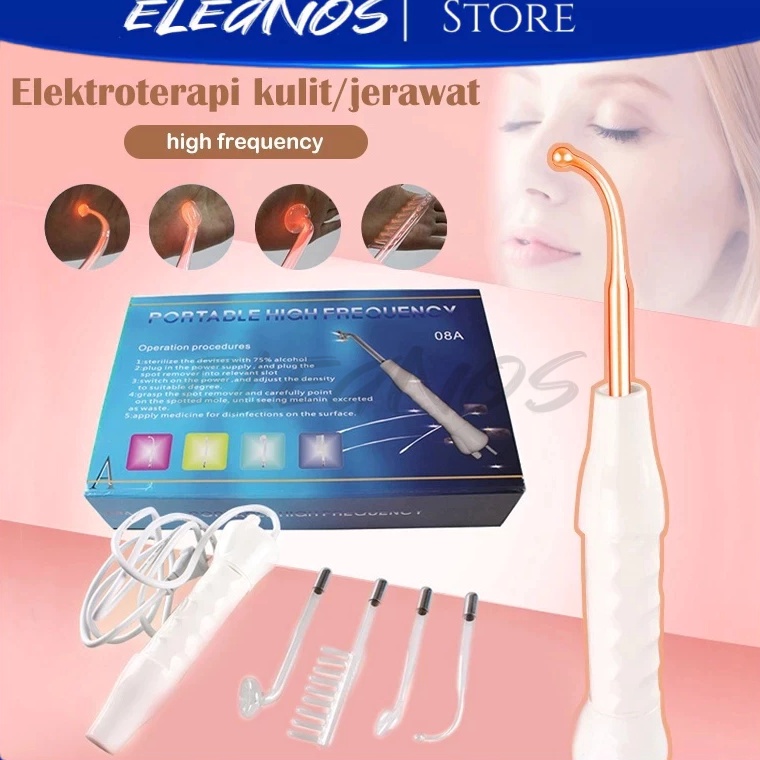 Grosir Spesial Penjual Lokal4 in 1 high frequency hf frekuensi tinggi alat facial portable skincare 