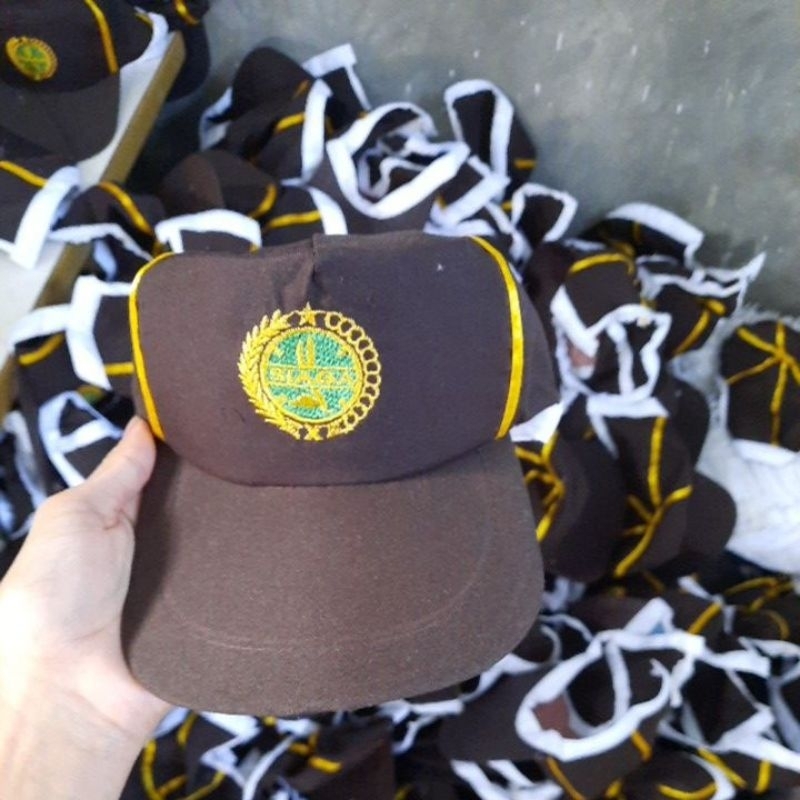Topi sekolah pramuka siaga wanita Belakang karet