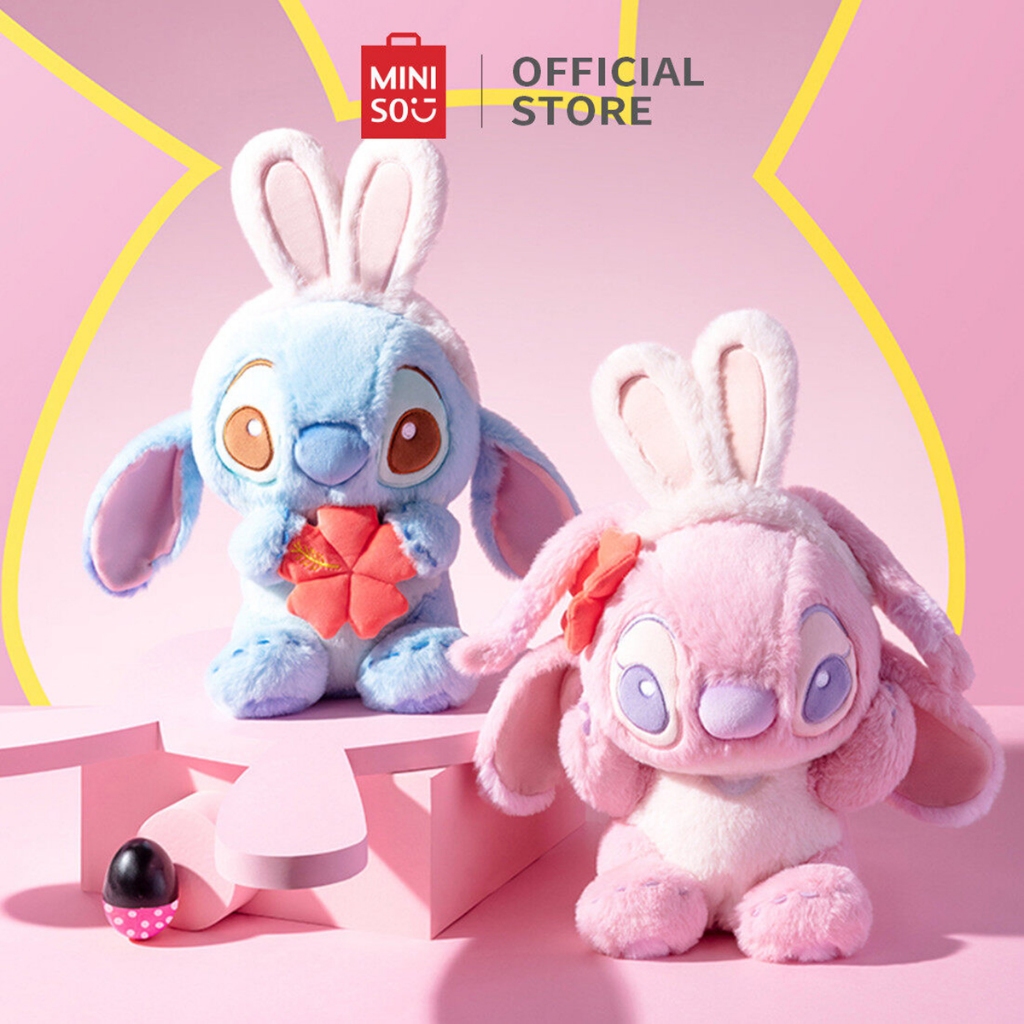 Miniso x Lilo & Stitch Collection Plush Toy Boneka Kelinci Pengganti Kostum 11in.