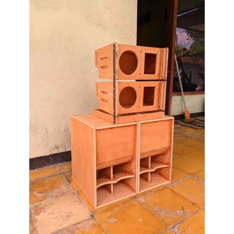 Paket Box Miniatur sound model Subpali 6 inch dan line array 4 inch