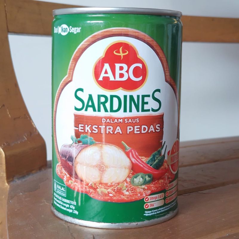 

Sarden ABC 425gr Extra Pedas - MA 171