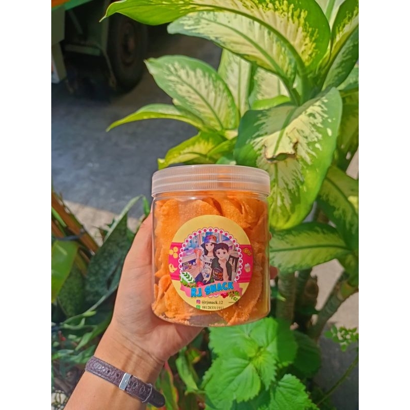 

Keripik Kentang Premium Cemilan Enak Crunchy Sehat Varian Rasa Bbq Kemasan Toples Kecil 110gr