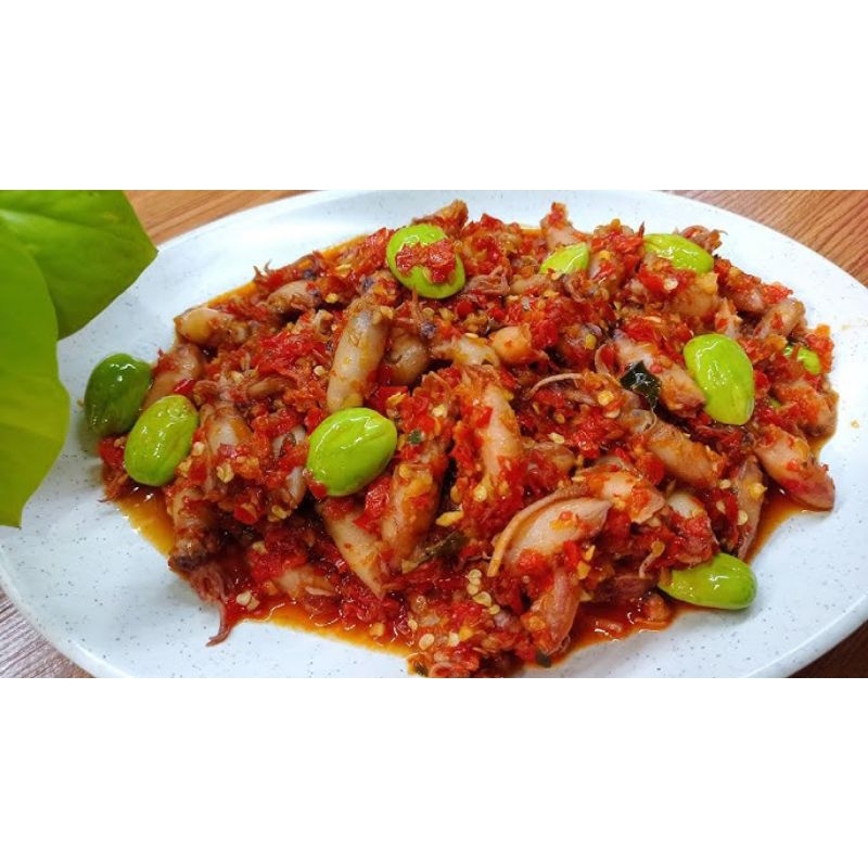 

cumi pete cabe merah 500gr