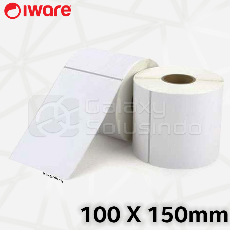 

iWARE Kertas Thermal Sticker 100 x 150mmk