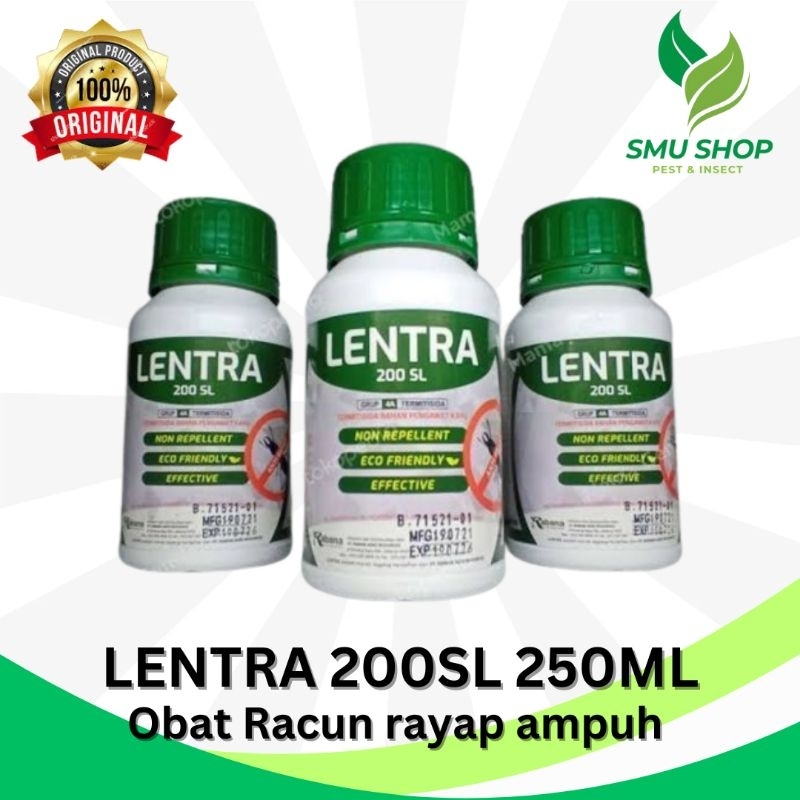 ANTI RAYAP LENTRA 200 SL OBAT PEMBASMI PEMBUNUH RAYAP PENGAWET KAYU RUMAH BANGUNAN TIDAK BAU AMAN