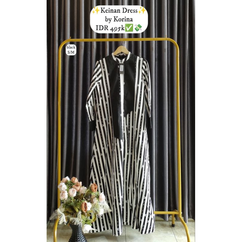 Ready terbaru Keinan Dress by Korina ORI kekinian