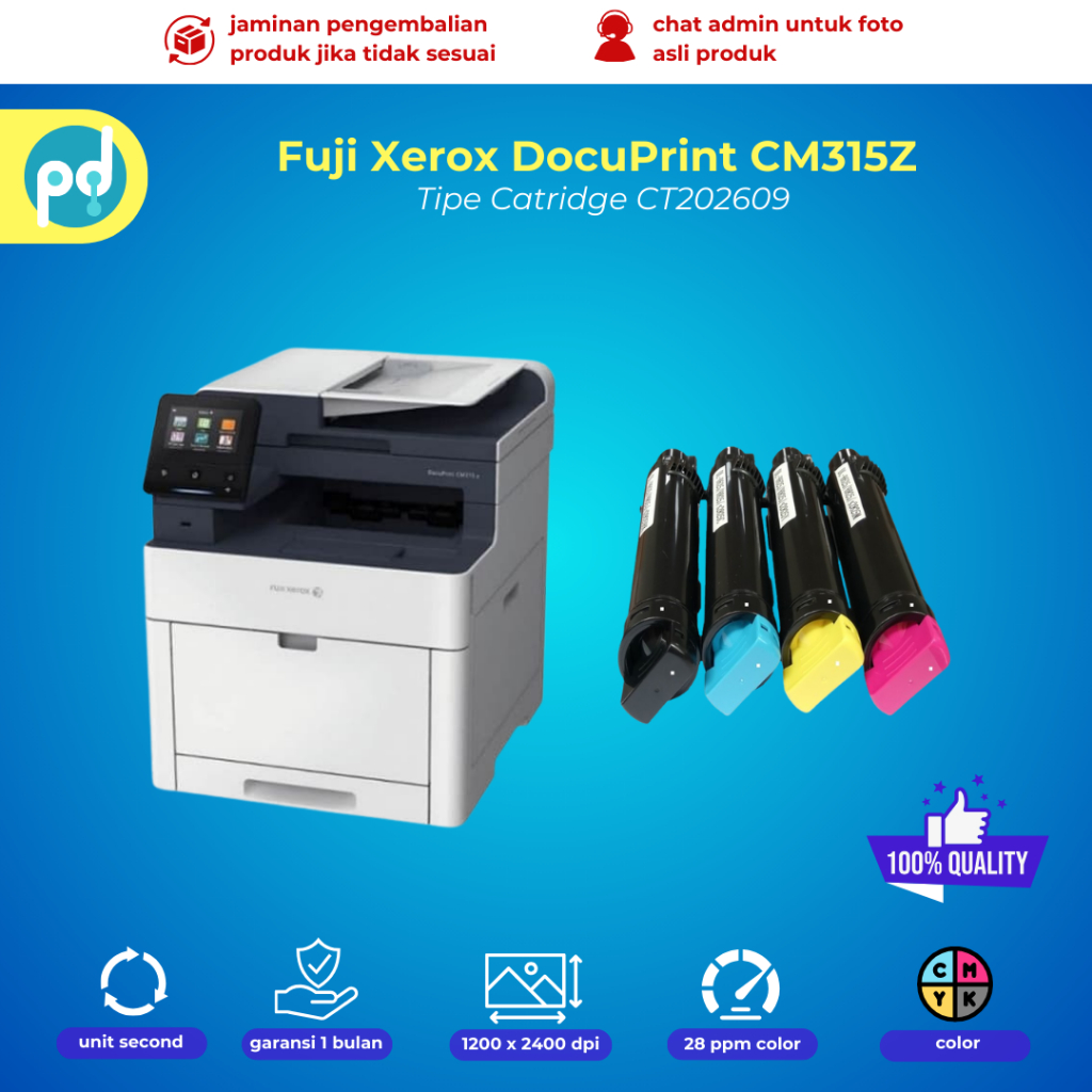 Printer Fuji Xerox DocuPrint CM315Z all in one color bekas
