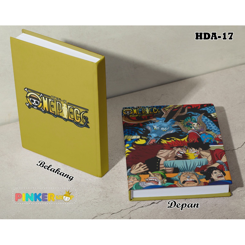 

(HDA-17) Hardcover Anime ONE PIC KOMIK COVER WANO RED Ukuran A5 Jurnal Agenda Planner