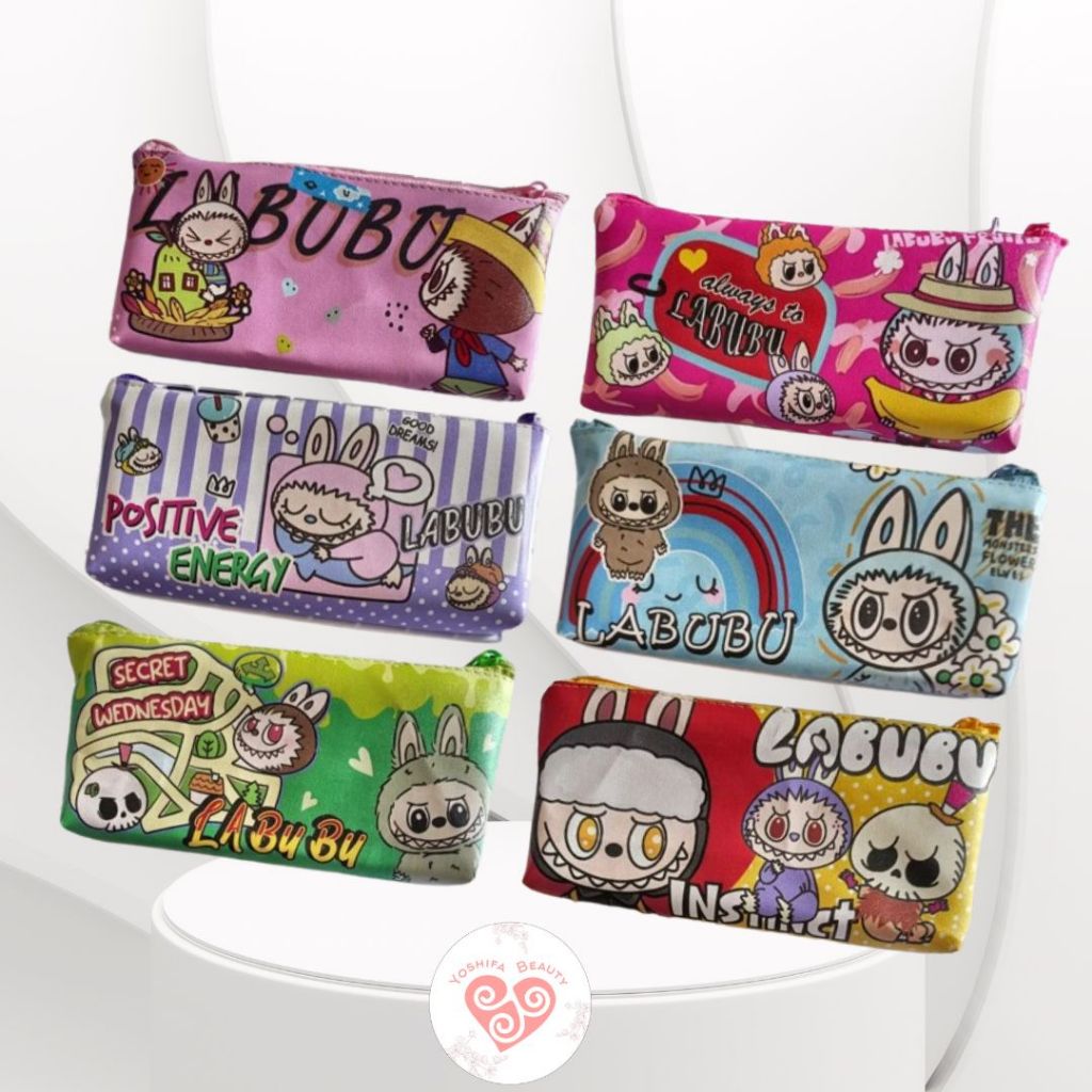 

Tempat Pensil Lucu Labu bu | Pouch Labubu 1 Buah