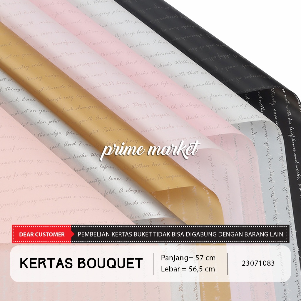 

Kertas Buket Bunga Kertas Cellophane Buket Kertas Bucket Kertas Wrapping Buket Transparan (23071083)