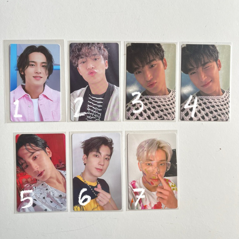 Wonwoo Mingyu OFFICIAL SEVENTEEN Photocard PC Minwon caratland cimumu weverse ver manyun wink sg sea