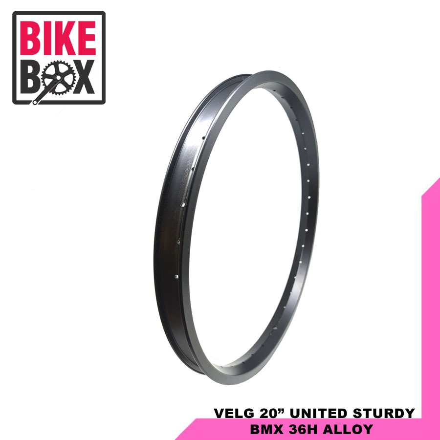 UNITED RIMS / VELG SEPEDA 20" UNITED STURDY BMX 36H ALLOY DOUBLE SIDE WALL