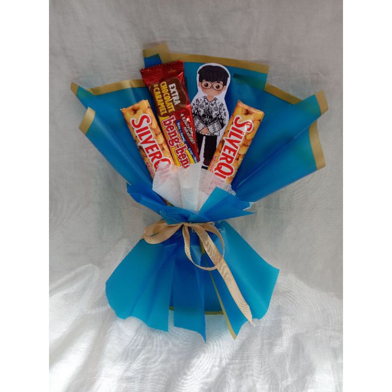 

Buket coklat hari guru