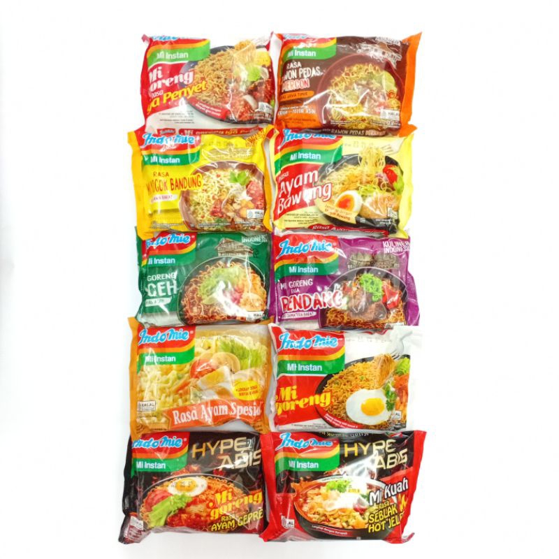 

INDOMIE MIE INSTAN DAN MIE GORENG BEST SELLER VARIANT