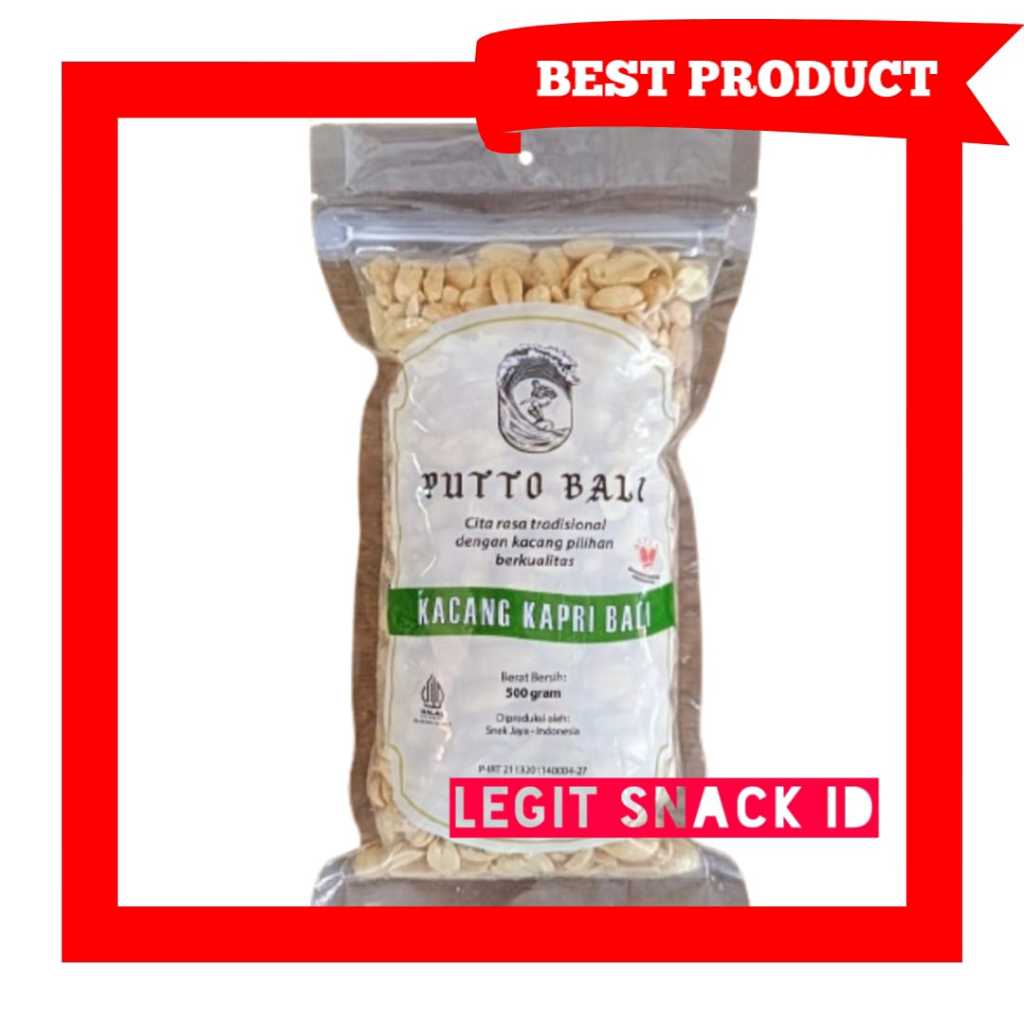 

Kacang Putto Bali 500 Gr / Kacang Bali Besar Halal / Kacang Kapri Bali Asli