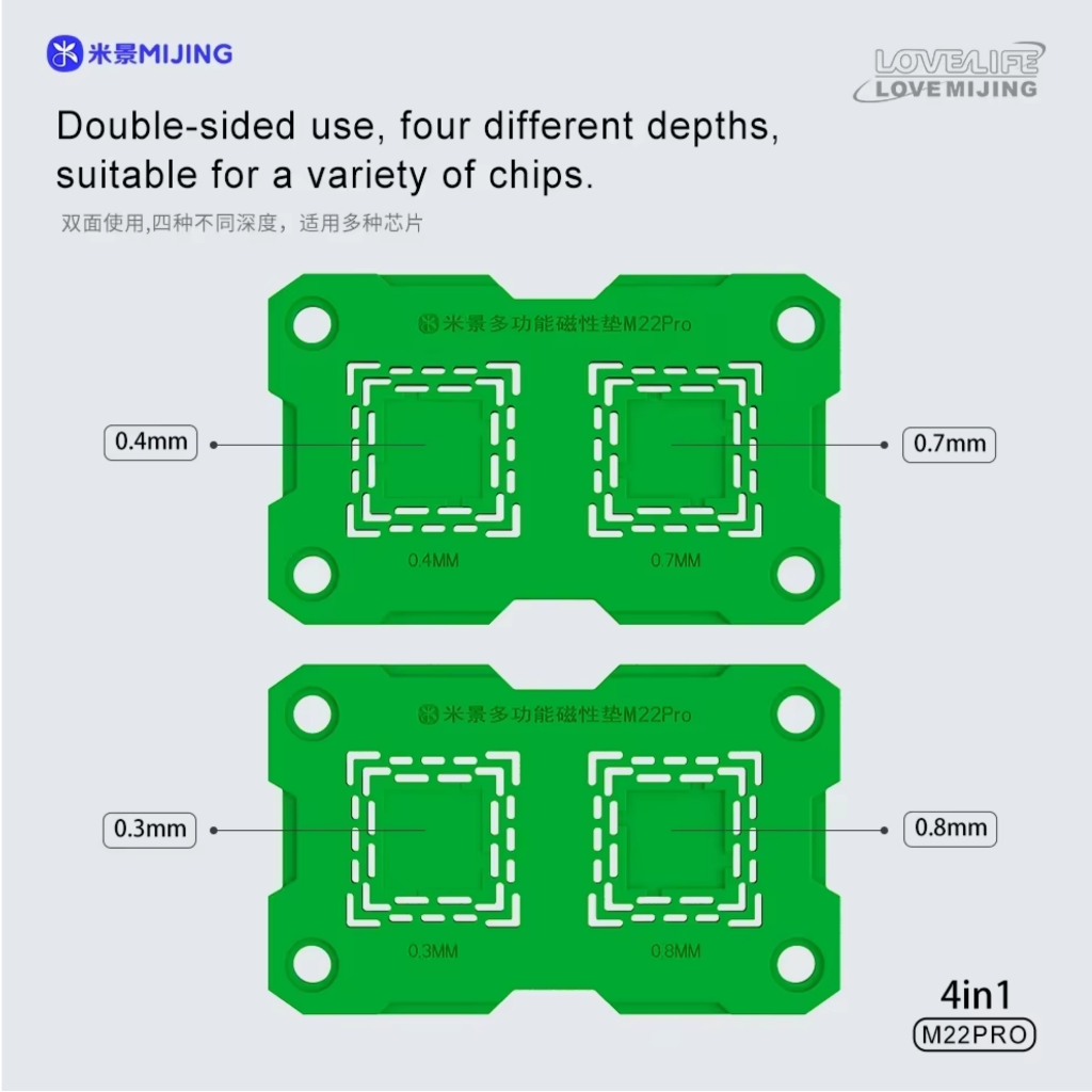 Papapn Cetak Ic CPU magnetik multifungsi CPU NAND MIJING M22 PRO