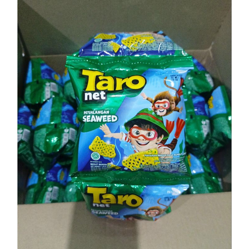 

Taro net snack 1 renceng isi 10pc*8g