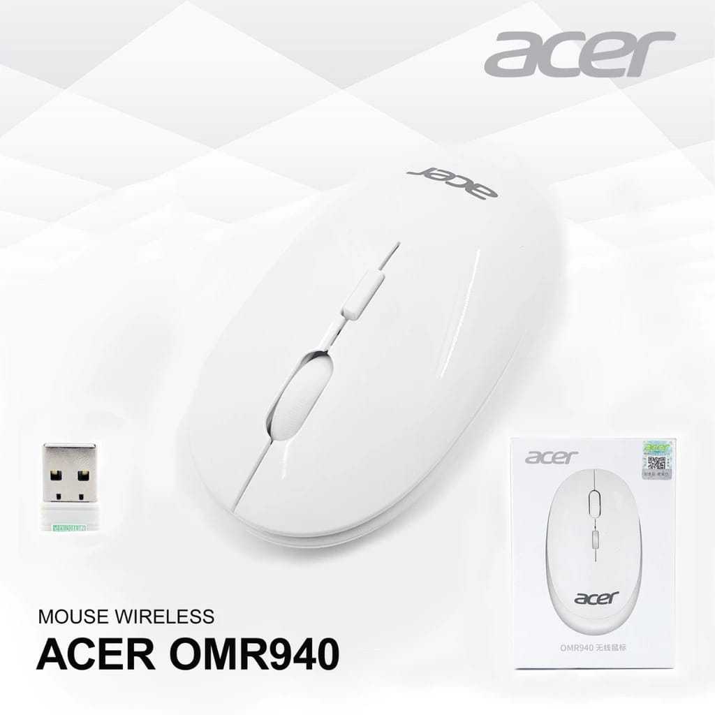 Mouse Wireless Rechargeable Acer OMR940 Bisa Di Cas Charger dicas