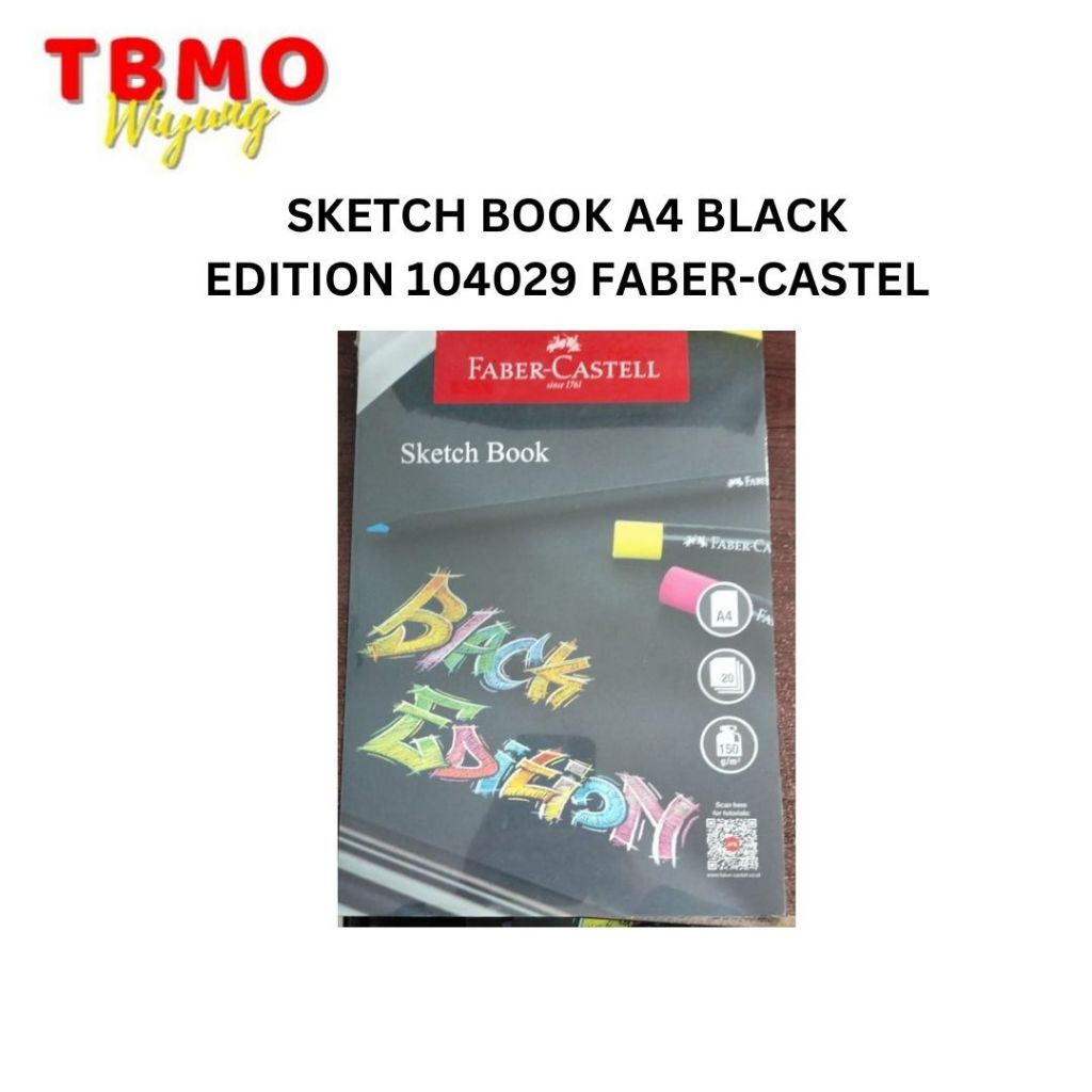 

TBMO SKETCH BOOK A4 BLACK EDITION 104029 FABER-CASTEL