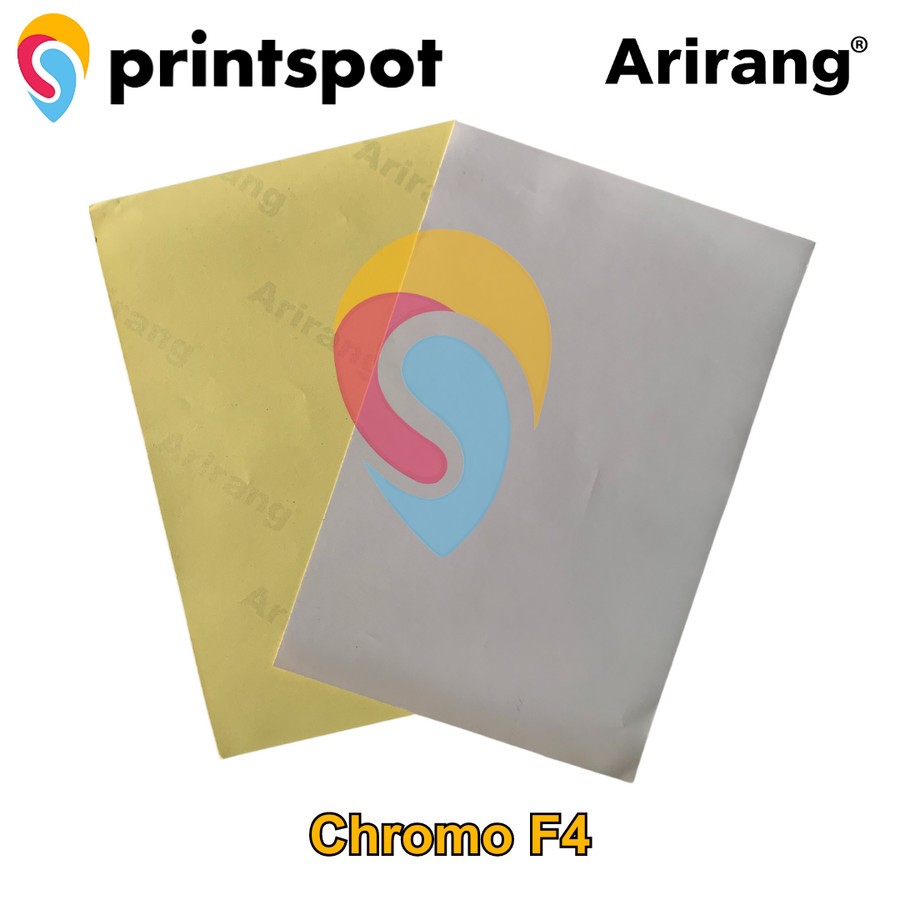 

Arirang Sticker Chromo F4 / Folio Stiker kromo/bontak Eco Glossy Pack 20 Lembar