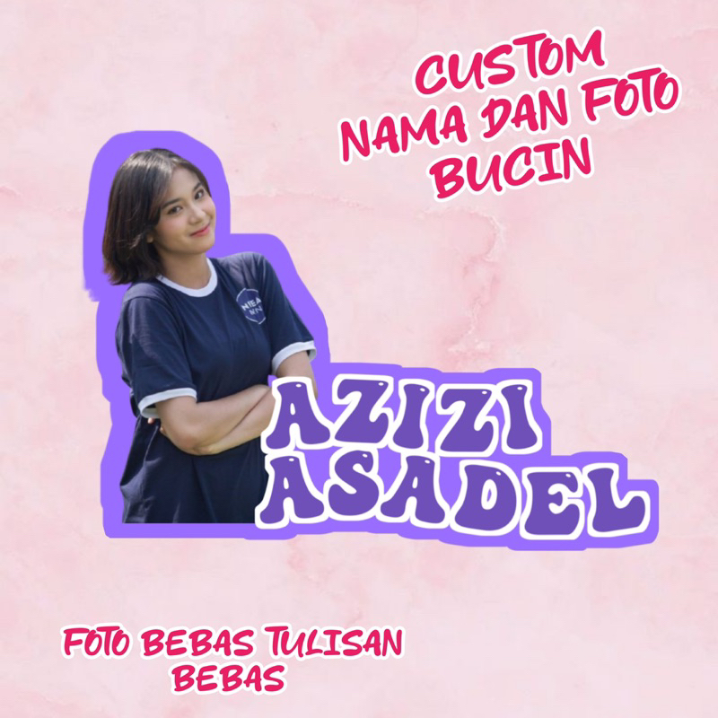 

[COD] STICKER BUCIN TULISAN DAN FOTO VIRAL ANTI AIR