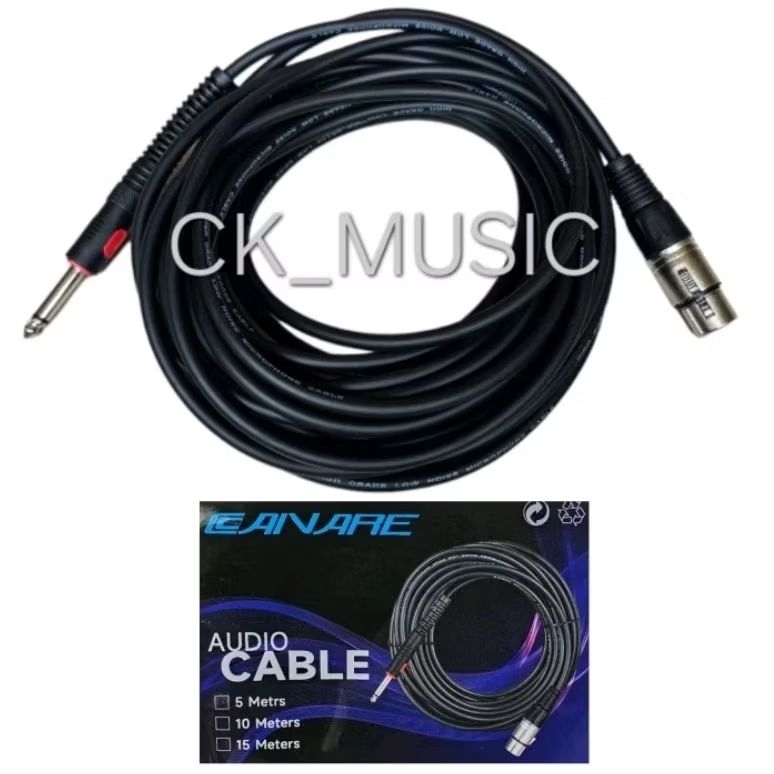 KABEL MIC CANARE 10M ,KABEL AKAI TO CANON CANARE 10METER  ,CANARE 10M