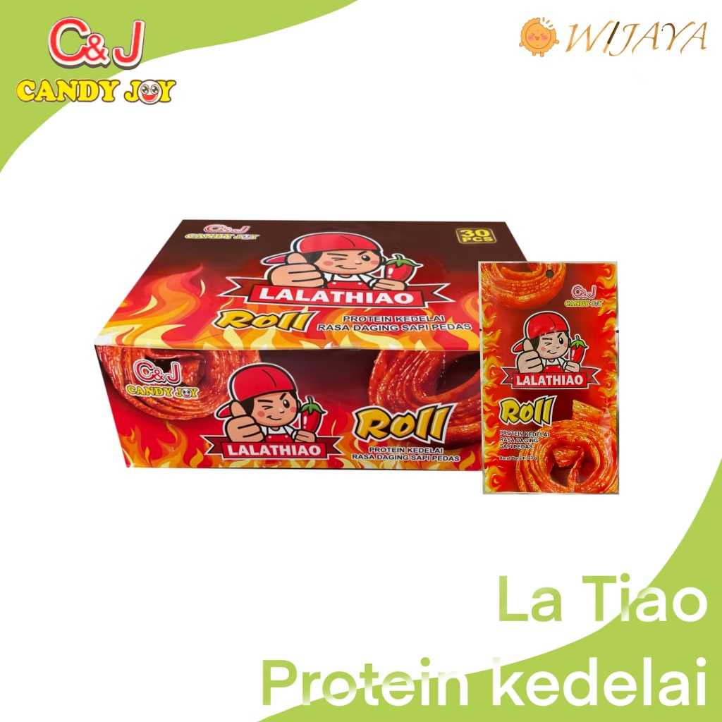 1 BOX ISI 30  LATIAO BOMB STICK/ JAJAN CHINA LATIAO BOMB STRIPE / LATIAO ROLL /JAJAN CHINA HALAL