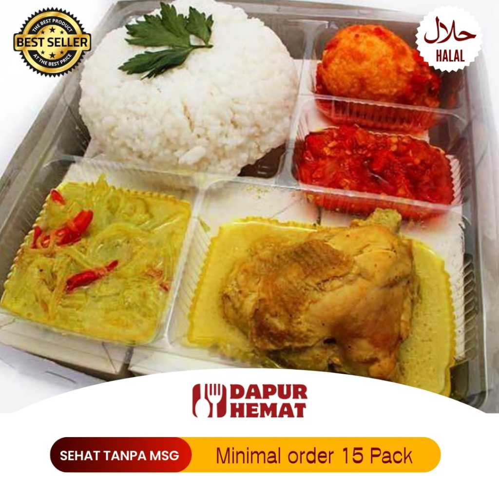 

Dapur Hemat - Paket Catering Nasi Box Opor Ayam Enak Lezat Favorit Makanan Semua Acara Halal