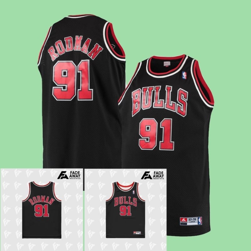 jersey basket RODMAN BULLS #91