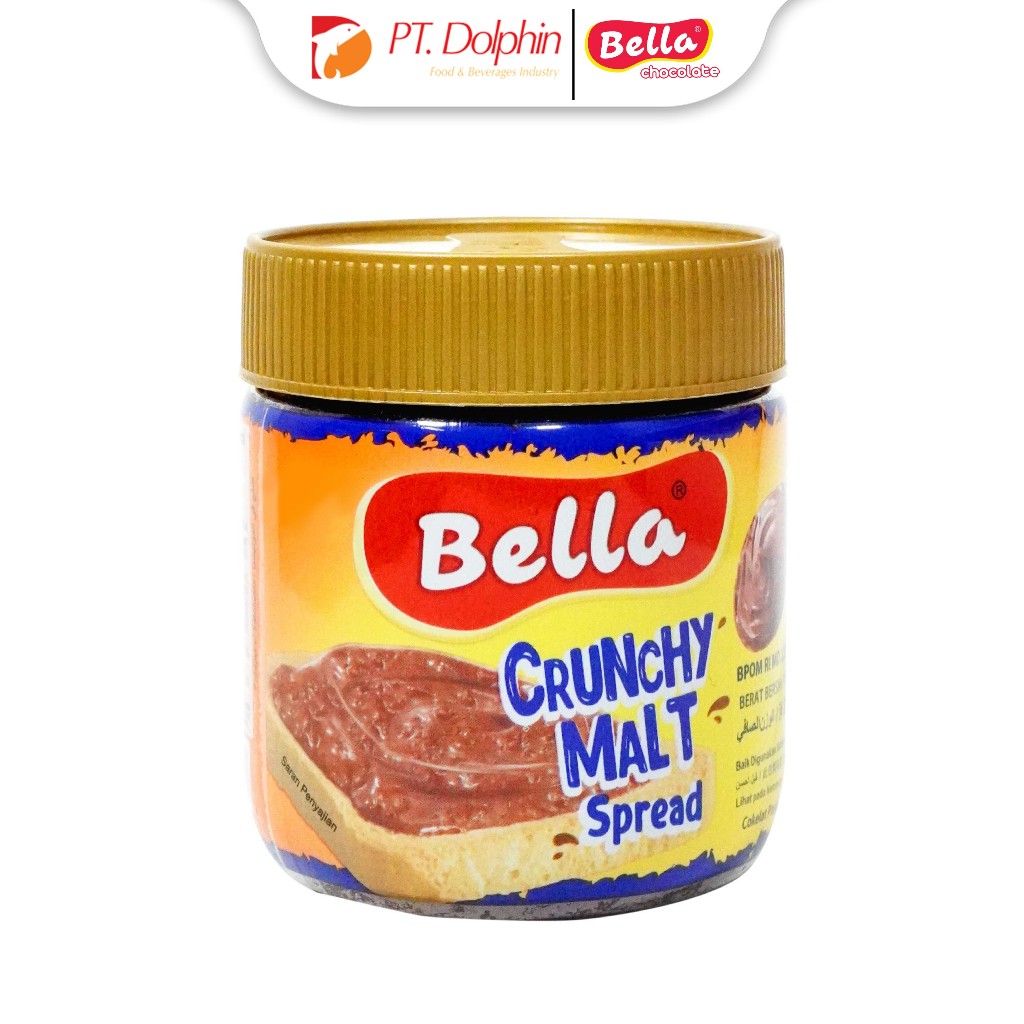 

Bella Spread Malt Crunchy - Chocolate - Selai - Menu Sarapan