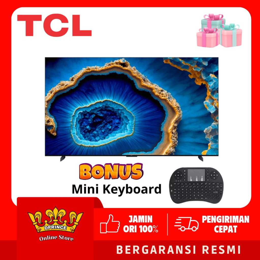 TV TCL 75C755 QD-Mini Led 4K UHD Smart Google TV 75 inch