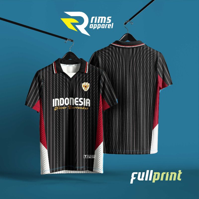 JERSEY TIMNAS INDONESIA RETRO / Jersey timnas retro/ Jersey bola / Jersey casual / Jersey timnas mod