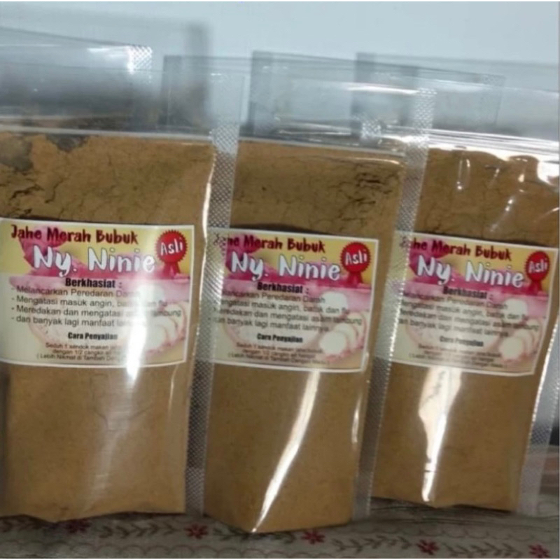 

JAHE MERAS ASLI (bubuk)