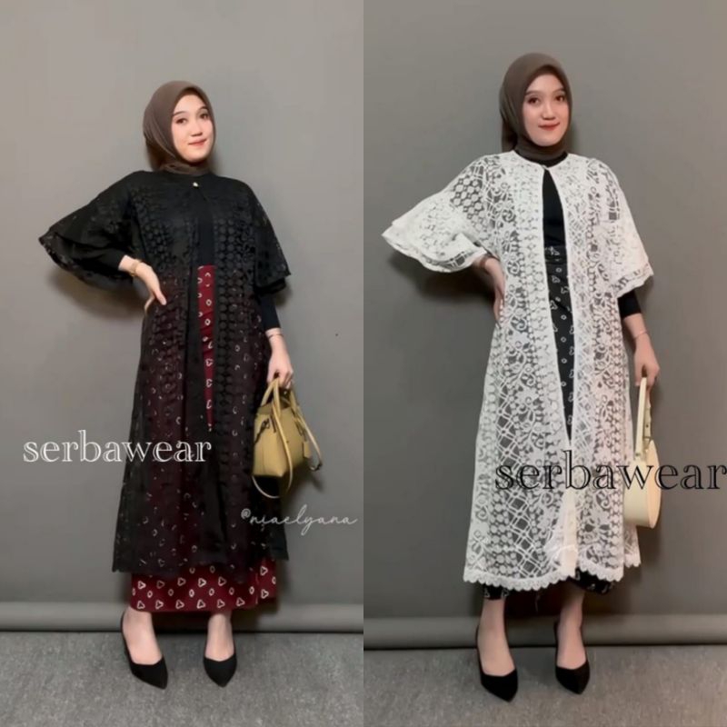 Outer Tunik Brocade Hein Atasan Wanita  ADA JUMBO LD 120CM |Outer Kondangan|