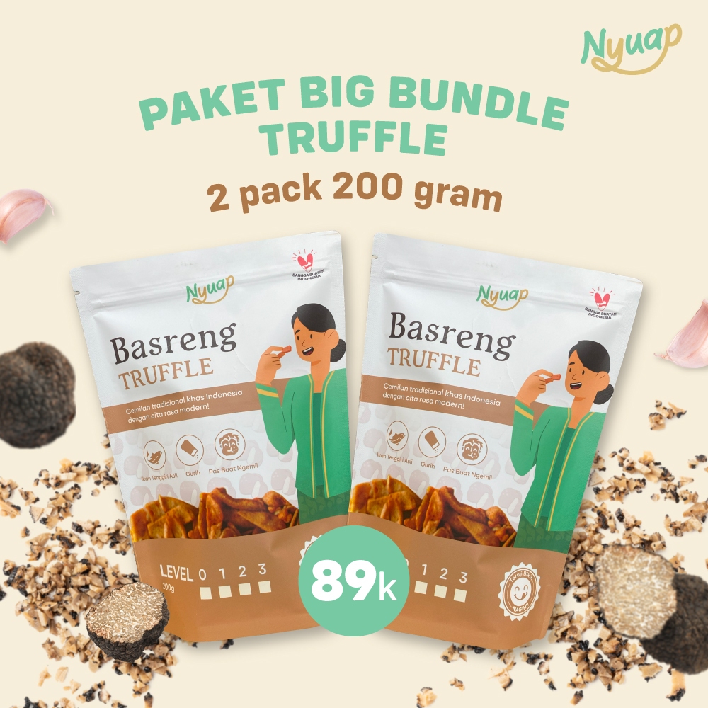 

Basreng Pedas Truffle 200 Gram Big Bundle