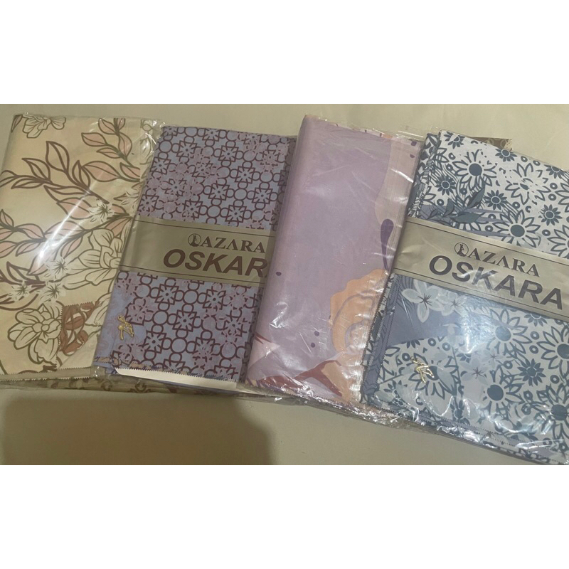 scarf jilbab segi empat motif azara