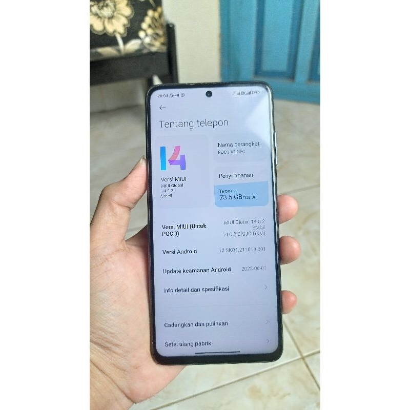 POCO X3 NFC 8/128 Second/Bekas