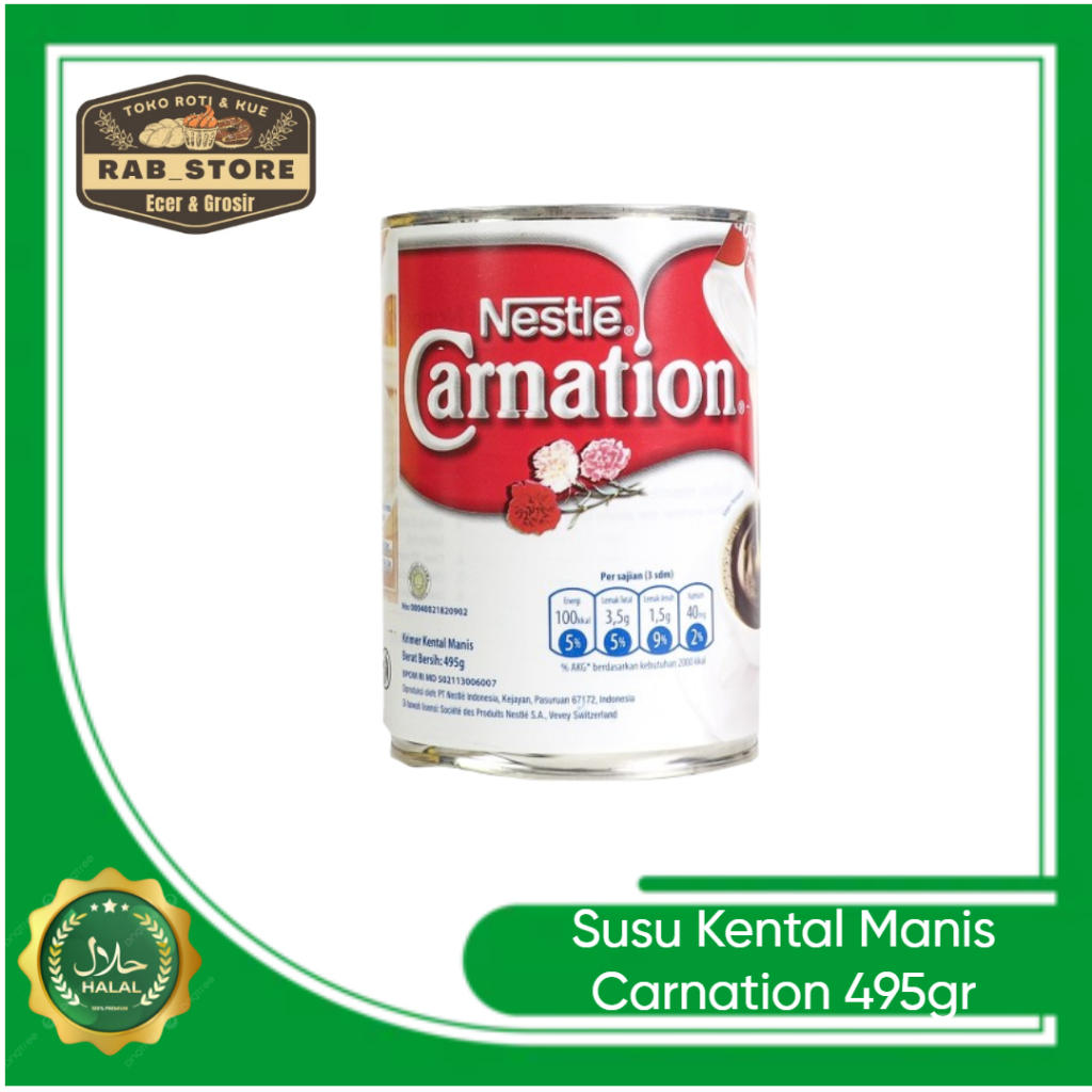 

Susu CARNATION Kental Manis SKM 495gr (Besar)