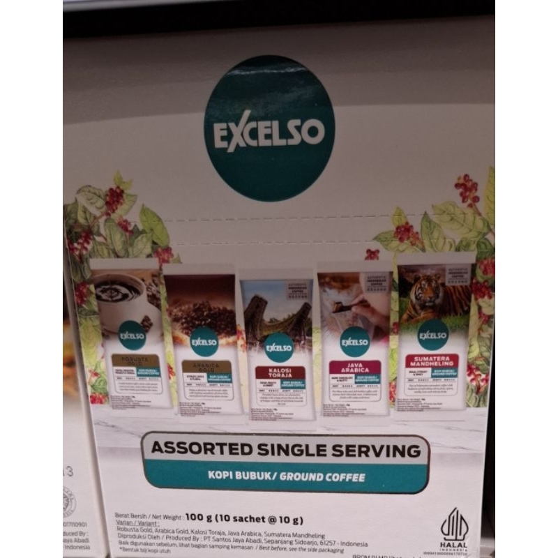 

Excelso Asorted Single Serving 10x10gr exp Maret 2026
