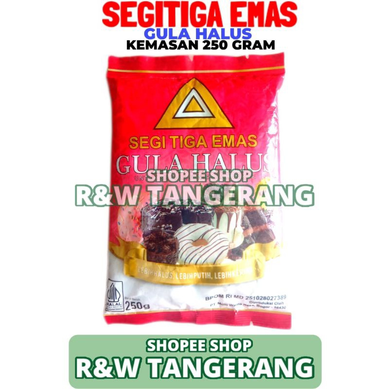 

Segitiga Emas Gula Halus 250 Gram