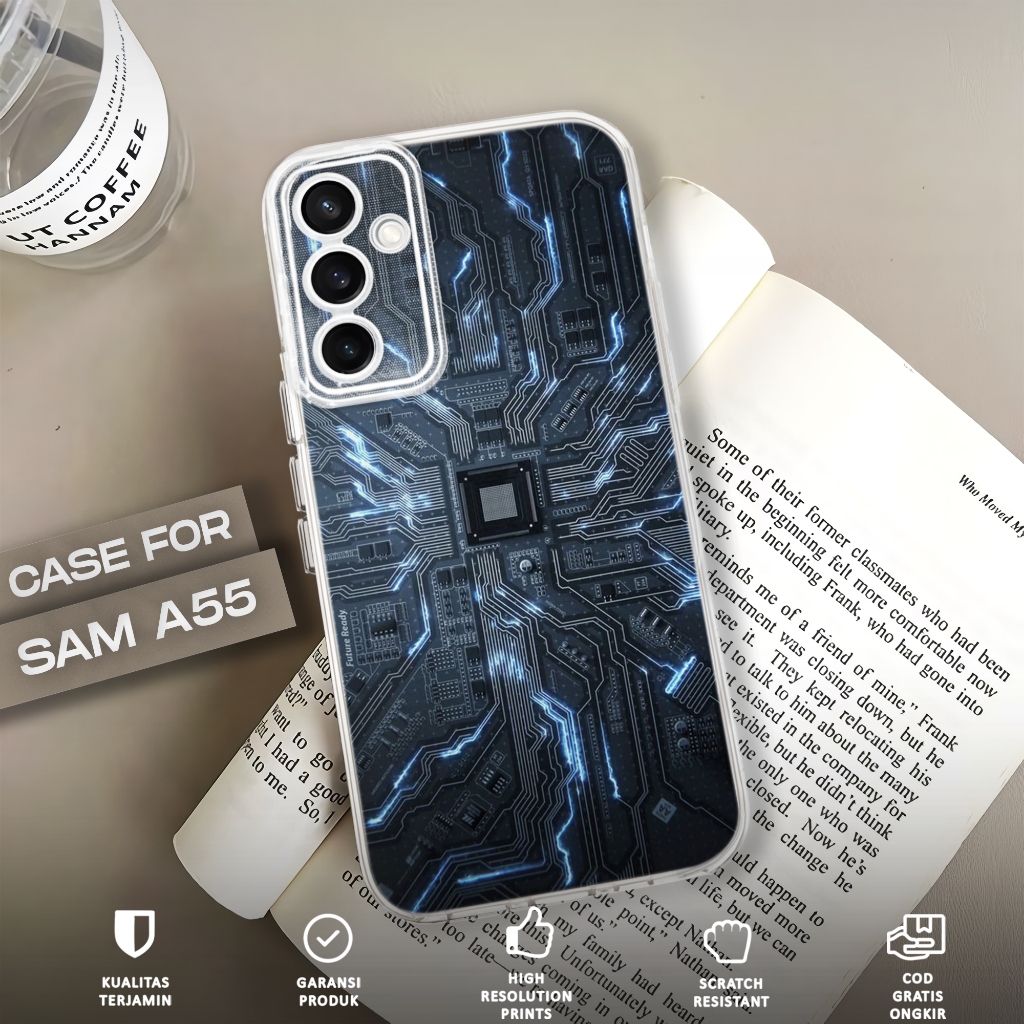 Case Samsung A55  -  CPU PEY  - Softcase Premium - Case Hp Samsung - Casing Hp - Case bening - Clear