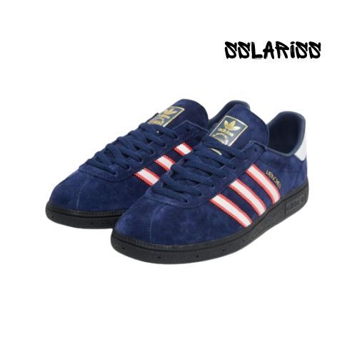 Adidas Munchen Edge Deep Blue Soft Red OG Exclusive ORIGINAL - 46