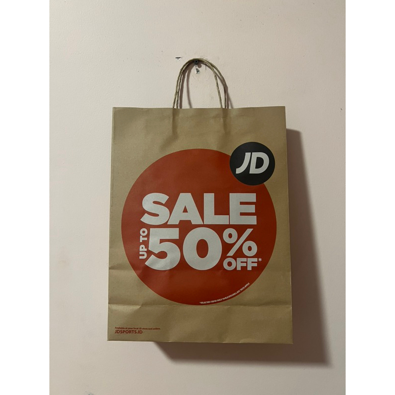 

PAPER BAG JD SPORTS SALE 50%