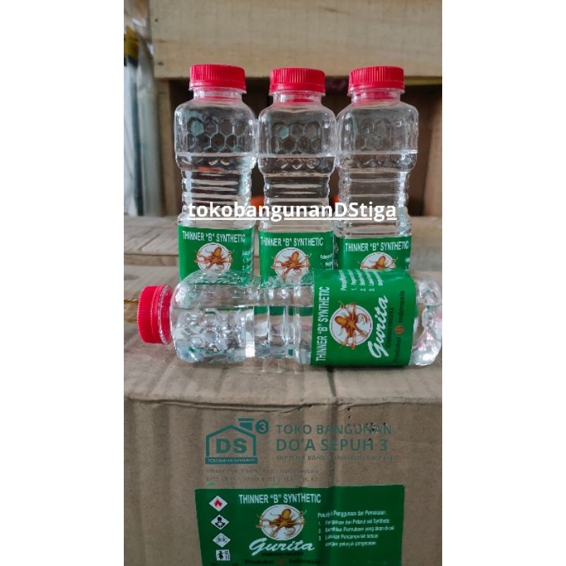 Thinner "B" Synthetic Pengencer Cat Kayu dan Besi Kemasan Botol 200ml