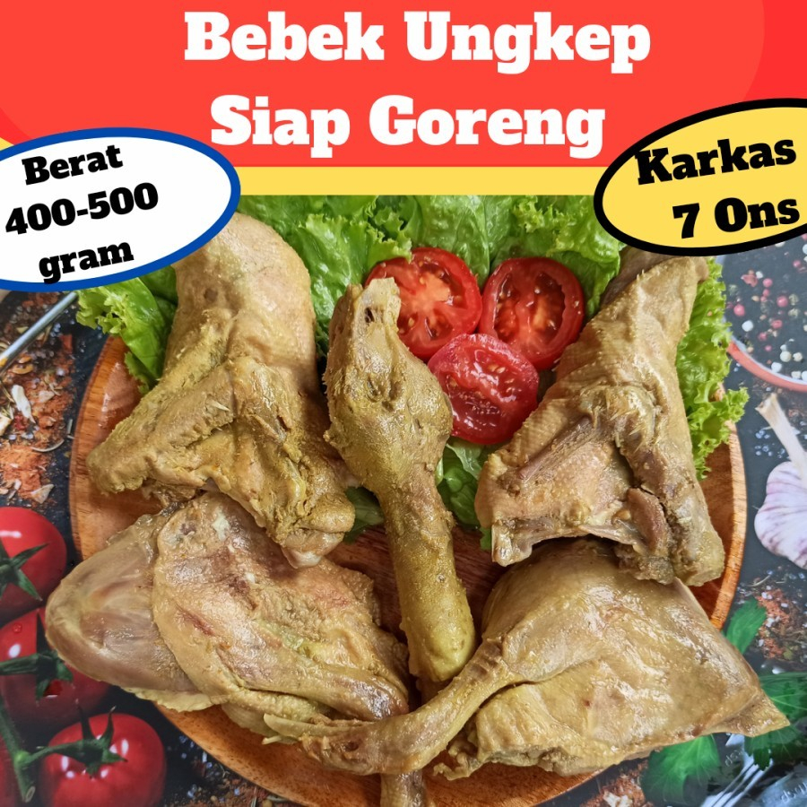 

Bebek peking Ungkep Frozen Beku siap goreng mimi kinaza