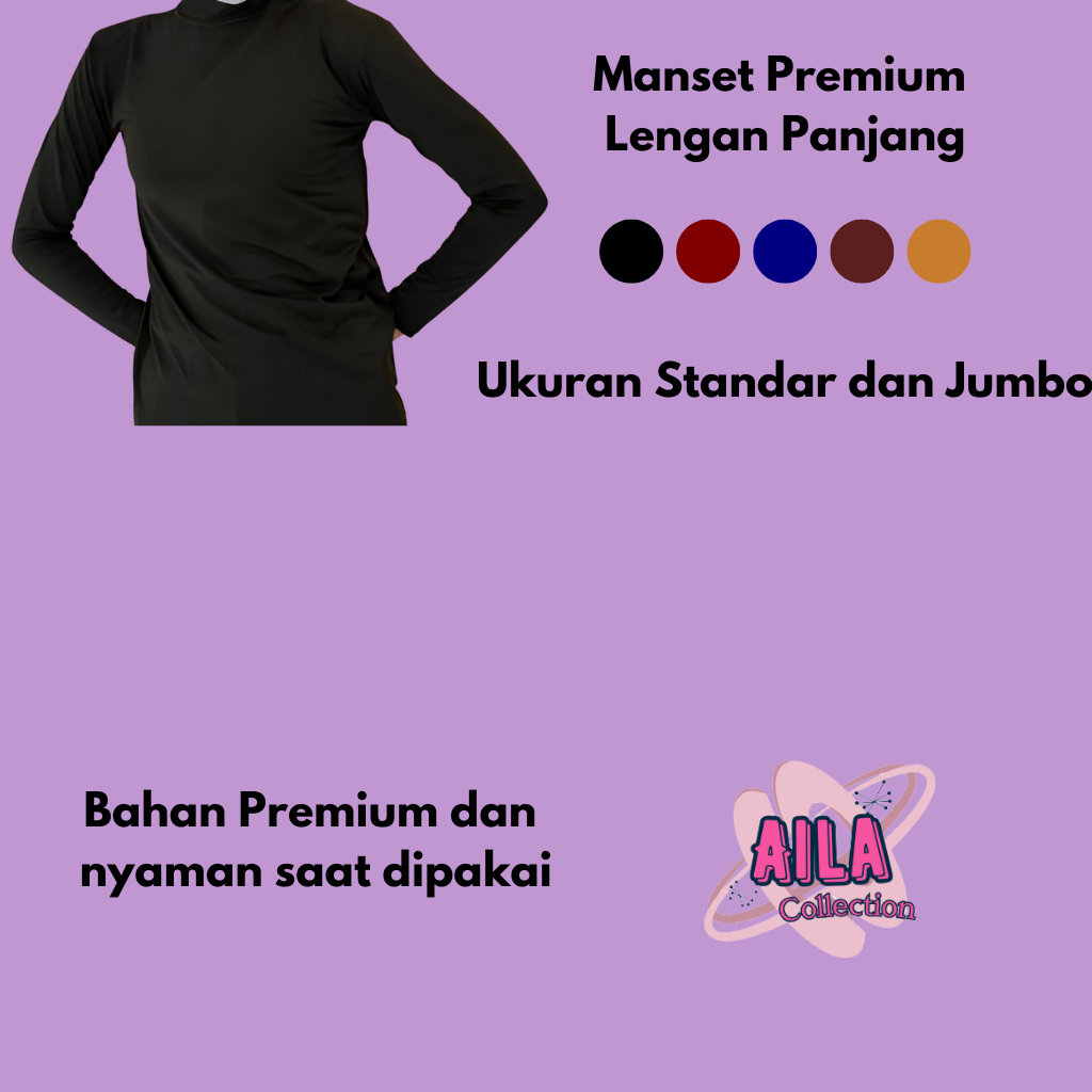 Manset Jersey Premium Lengan Panjang